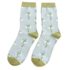 Miss Sparrow Socken Bamboo Snowdrop baby blue