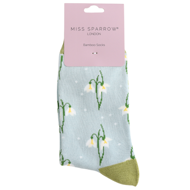 Socks Bamboo Snowdrop baby blue