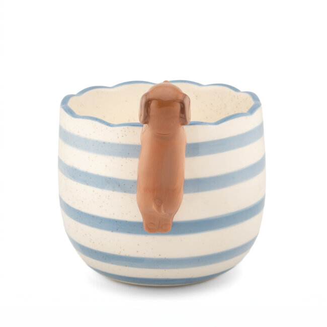 Planter Peeking Sausage Dog