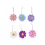 Felt Hanger Margrietje violettinten assorti