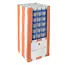 Talking Tables Dinner Kerzen Stripe blue in Display
