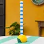 Dinner Kerzen Stripe blue in Display