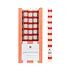 Talking Tables Dinner Kerzen Stripe red in Display