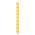 Talking Tables Dinner Kerzen Stripe yellow in Display