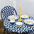 Talking Tables Dinner Candles Stripe yellow in Display
