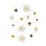 Felt Garland Bij met Margrietjes