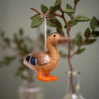 Sjaal met Verhaal Felt Hanger Wilde Eend