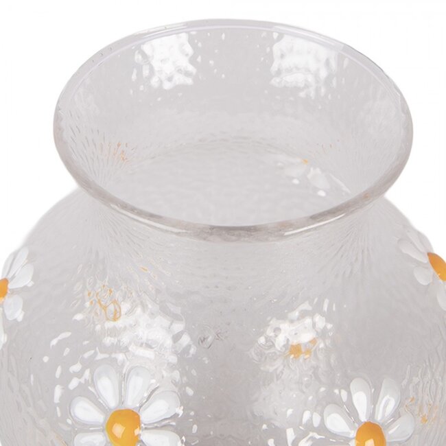 Vase Daisy white