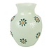 Clayre & Eef Vase Daisy green