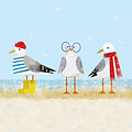 Paperproducts Design Papierservietten Sassy Seagulls