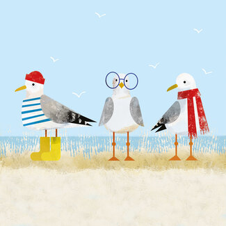 Paperproducts Design Paper Napkins Sassy Seagulls