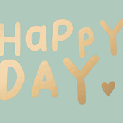 Paperproducts Design Papierservietten Happy Heart eucalyptus