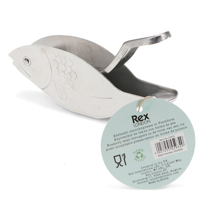 Rex London Lemon Wedge Squeezer Fish