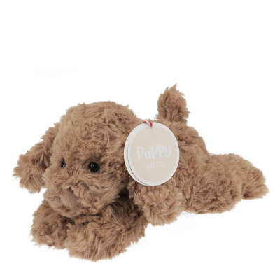 Rex London Plush Toy Dog chocolate brown