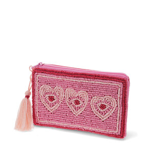 Rex London Purse Beaded Handcrafted Heart