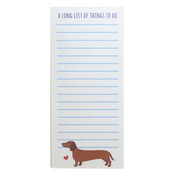 Sass & Belle List Pad Sausage Dog