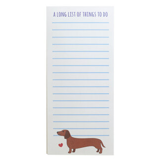 Sass & Belle List Pad Sausage Dog