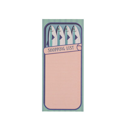 Sass & Belle List Pad Tin Of Sardines