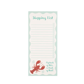 Sass & Belle List Pad Lobster