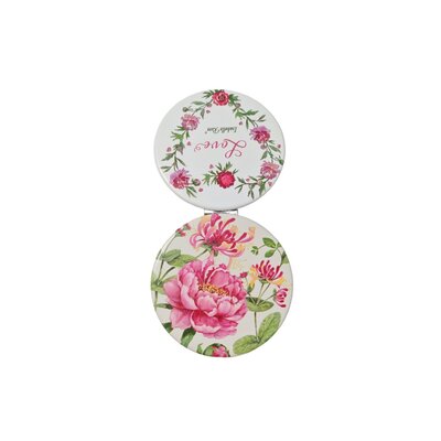 Isabelle Rose Pocket Mirror Peony Love