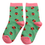 Kids Socks Bamboo Ladybirds green 4-6Y