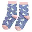 Kids Socks Bamboo Unicorn denim 4-6Y