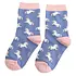 Miss Sparrow Kids-Socken Bamboo Unicorn denim 4-6Y