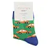 Miss Sparrow Kids Socks Bamboo Cars green 2-3Y