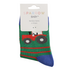 Miss Sparrow Kids Socks Bamboo Tractor & Stripes green 2-3Y