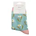 Miss Sparrow Kids Socks Bamboo Daisies duckegg 4-6Y