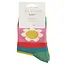 Kids Socks Bamboo Daisies & Stripes pink 2-3Y