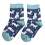 Kids Socks Bamboo Little Kitty navy 2-3Y