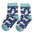 Miss Sparrow Kids-Socken Bamboo Little Kitty navy 2-3Y
