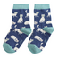 Kids Socks Bamboo Little Kitty navy 4-6Y