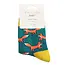 Miss Sparrow Kids-Socken Bamboo Foxes teal 2-3Y