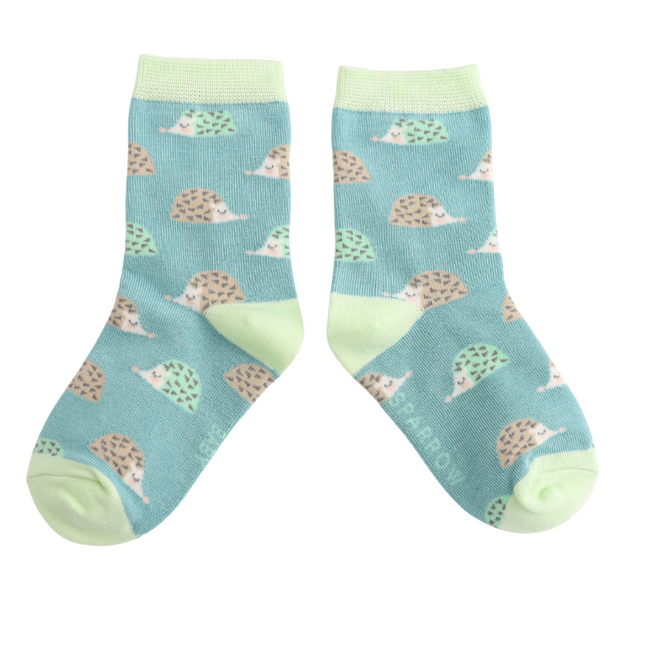 Kids-Socken Bamboo Geo Hedgehogs duck egg 4-6Y