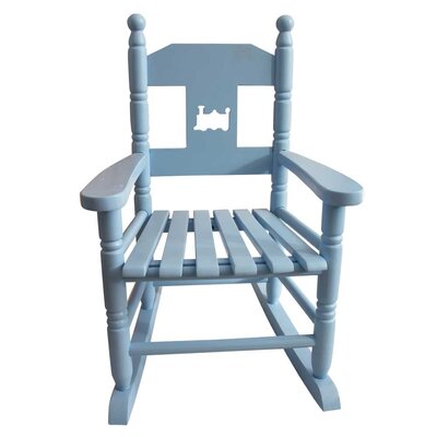 Powell Craft Rocking Chair Kids blue