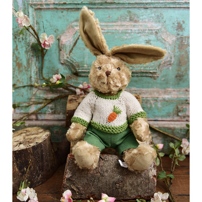 Powell Craft Teddy Rabbit Carrot Jumper