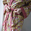 Dressing gown Carnation yellow & pink