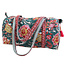 Canvas Duffle Bag Floral denim/pink