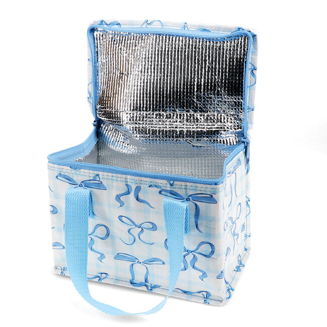 Lunch bag Blue Bows