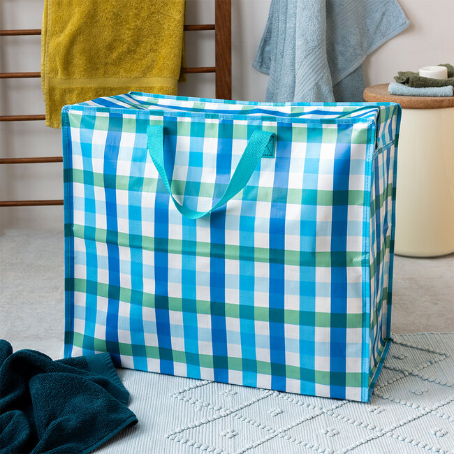 Riesentasche Blue Gingham