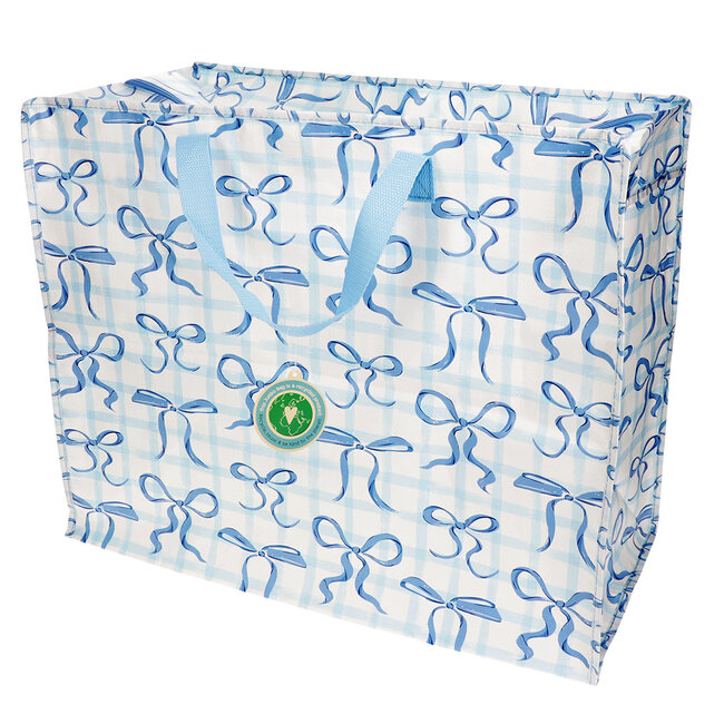 Jumbo bag Blue Bows