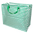 Jumbo bag Green Stripes