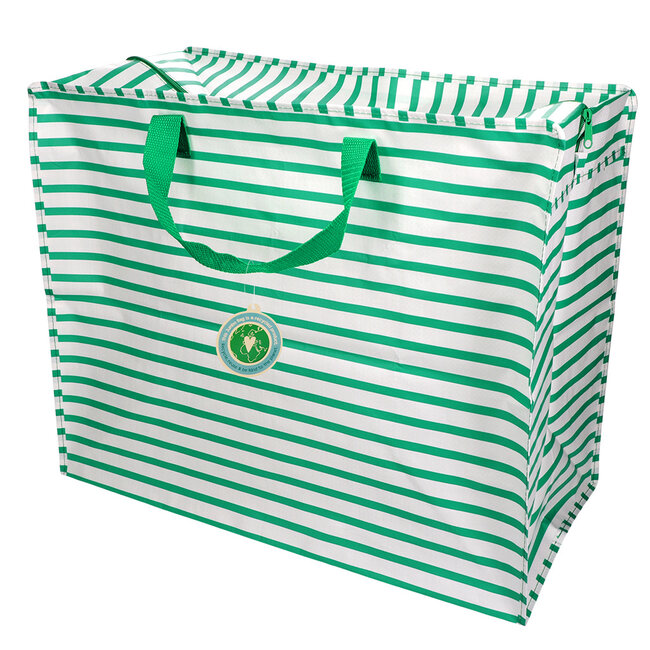 Riesentasche Green Stripes