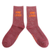 Miss Sparrow Socken Glitter Statement Wine Lover
