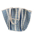 Rex London Recycled Tote Bag Woven white/blue
