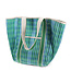 Recycled Tote Bag Woven blue/green