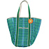 Rex London Recycled Tote Bag Woven blue/green