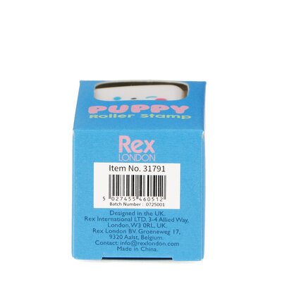 Rex London Roller Stamp Puppy in Display